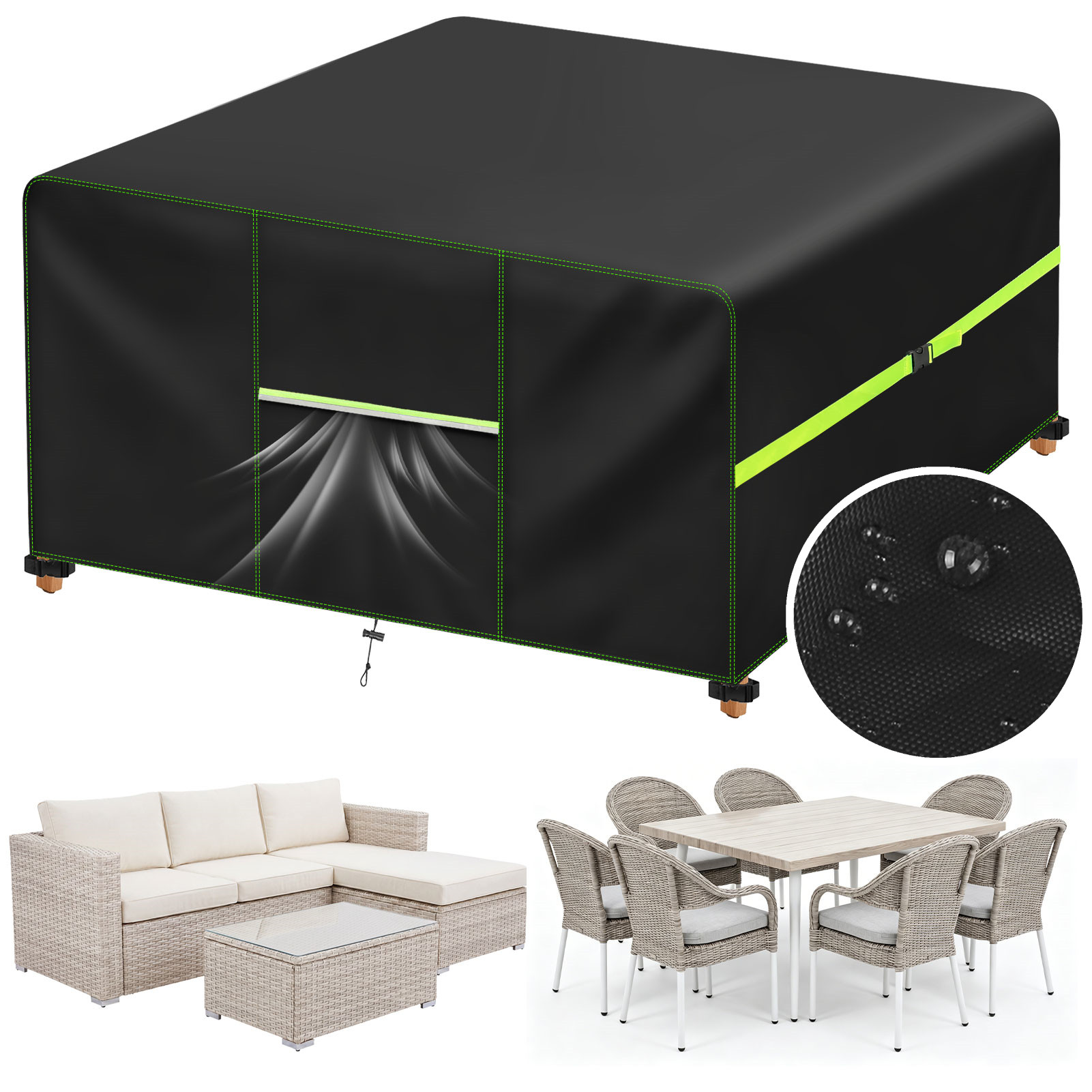 Outdoor Furniture Paint - Tuinmeubelhoes met ventilatieopening Waterdichte patio rotan