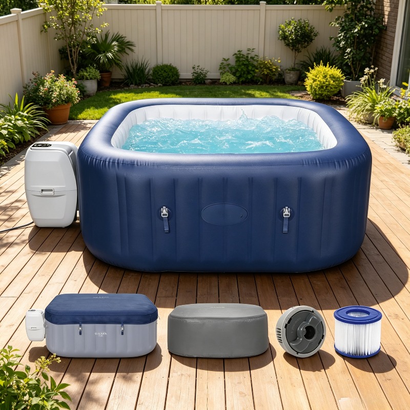 Inflatable Hot Tub - SaluSpa AirJet 4 tot 6-persoons opblaasbare