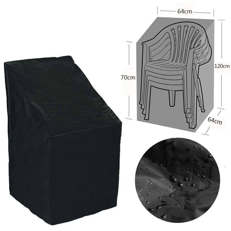 Outdoor Furniture Quality - Gestapelde stoel stofkap opbergtas buiten tuin