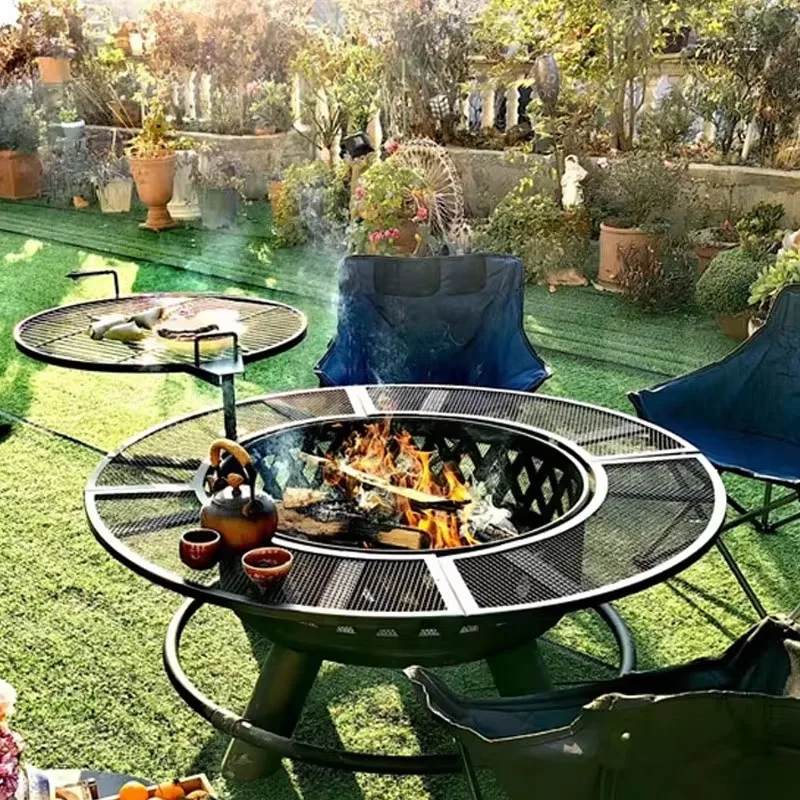 Fire Pit Bowl - Fabrieksgroothandel 3-in-1 multifunctionele buitenhaard van hout,