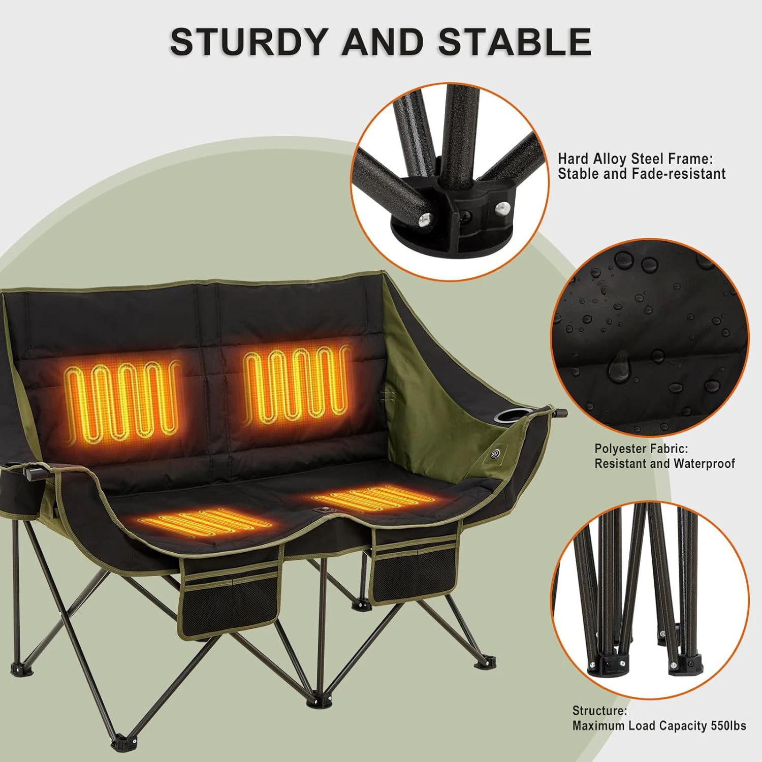Draagbare, verwarmde, luxe, op - Outdoor Furniture Factory recensie en prijs