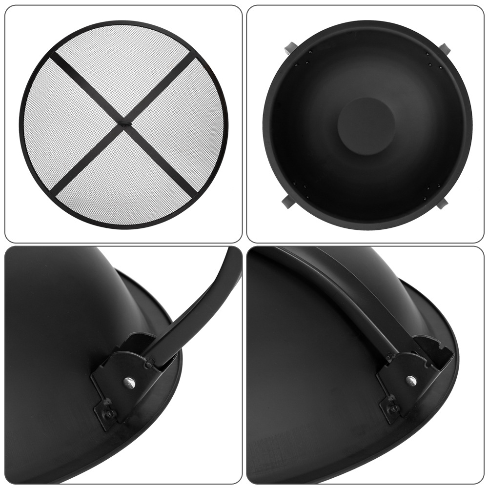 Zware ijzeren ronde vuuroven w - Fire Pit Bowl recensie en prijs