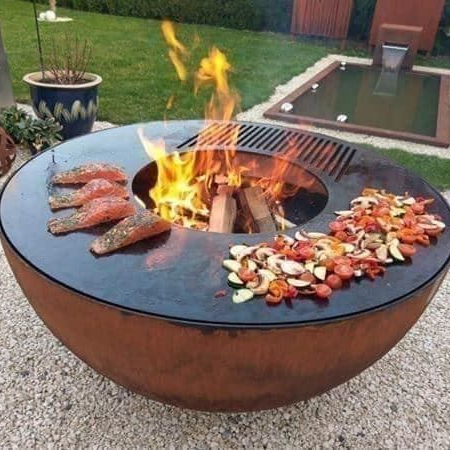 Grote houtgestookte barbecue,  - Fire Pit Bowl recensie en prijs