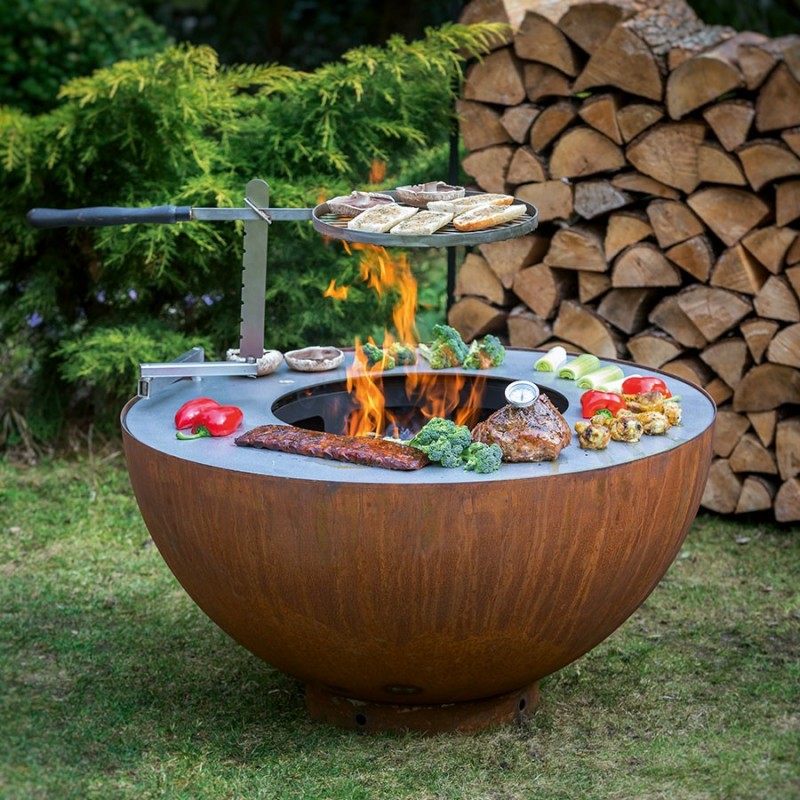 Grote houtgestookte barbecue,  - Fire Pit Bowl recensie en prijs