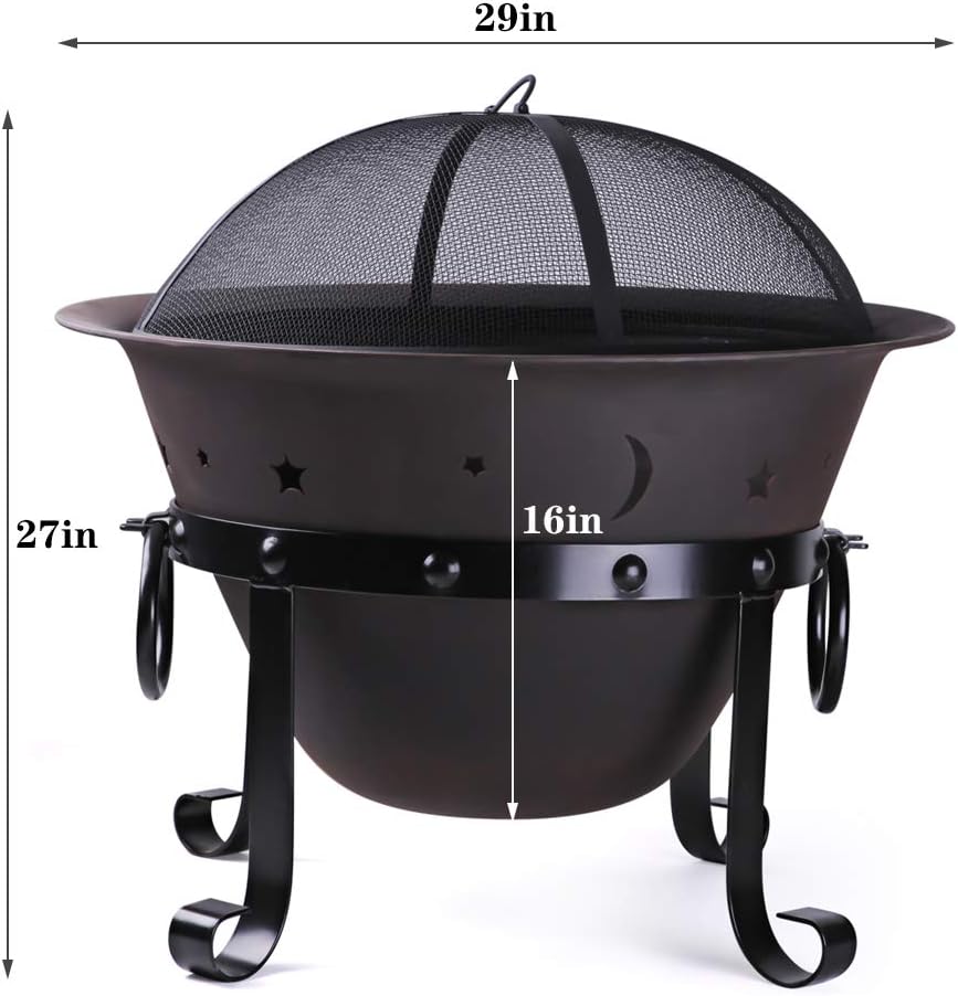Gietijzeren vuurputten, 29 inc - Fire Pit Bowl recensie en prijs