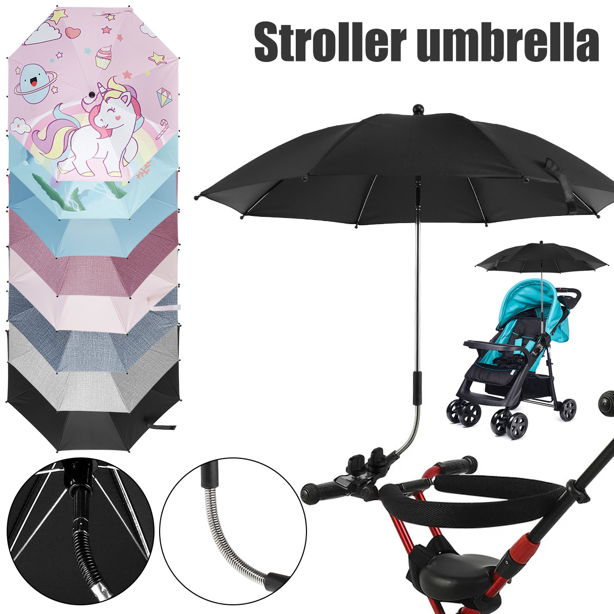 Universele Baby Auto Kinderwag - Parasol Umbrella Large recensie en prijs