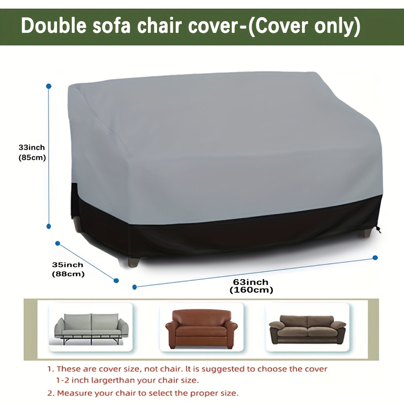 Grijze 3-zits bankhoes, patio  - Outdoor Furniture Paint recensie en prijs