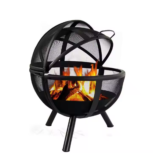 Bolvormige buitenhaard van sta - Fire Pit Bowl recensie en prijs