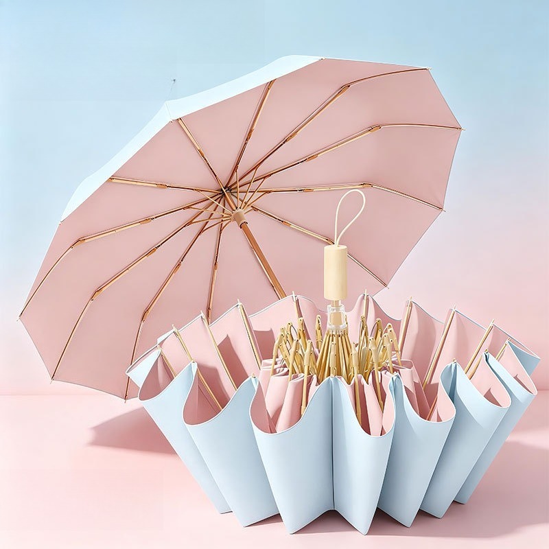 Kleurrijk gecoate paraplu, dik - Parasol Umbrella Large recensie en prijs