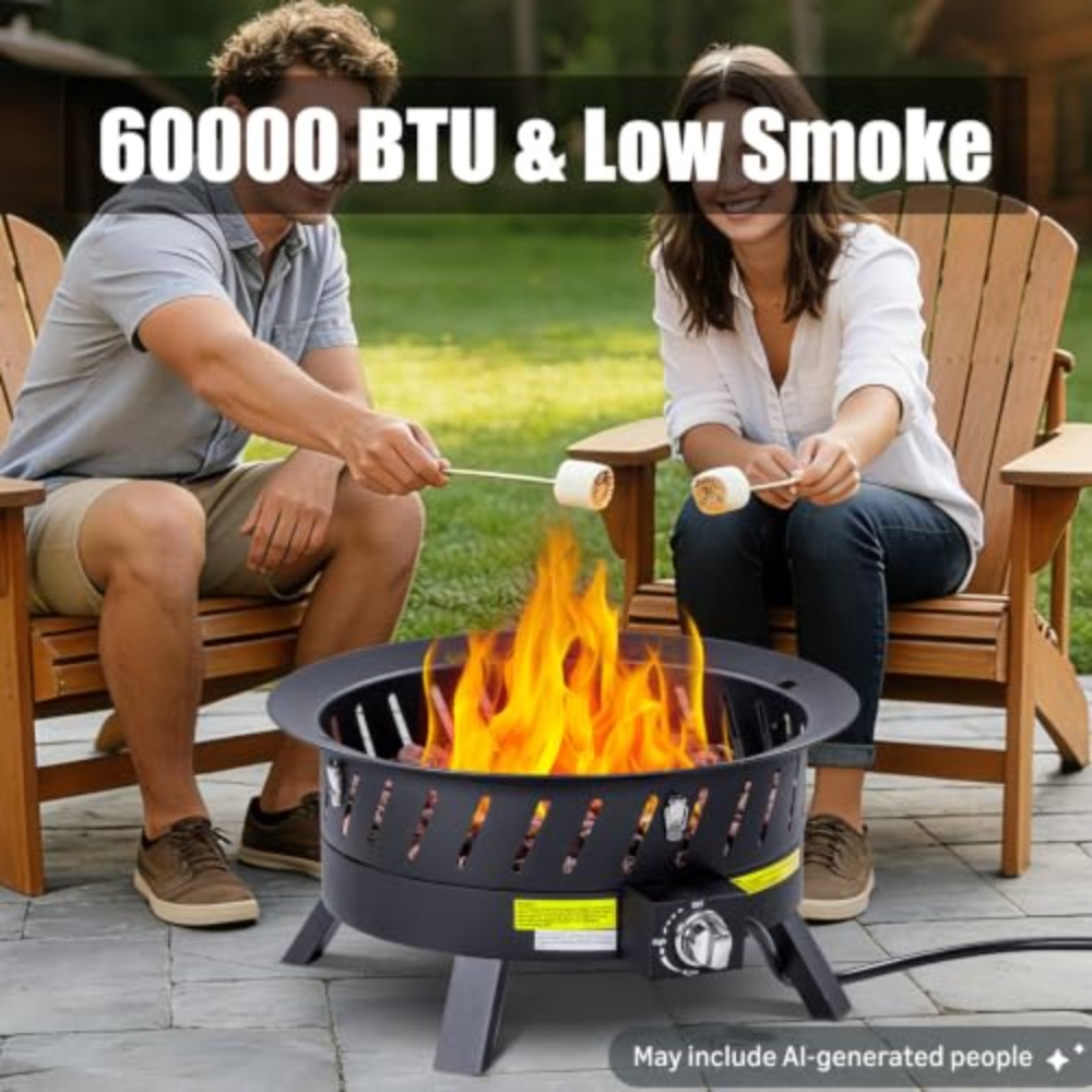 24 inch draagbare propaanvuurk - Fire Pit Bowl recensie en prijs