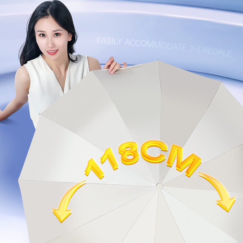 Luxe compacte parasol voor dam - Parasol Umbrella Large recensie en prijs